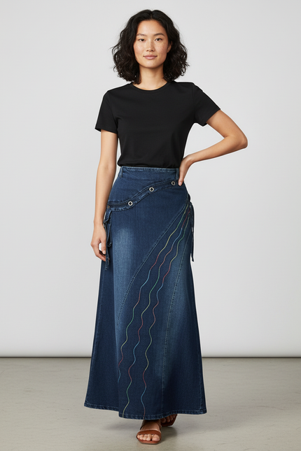 Jupe Longue En Jean Hiver