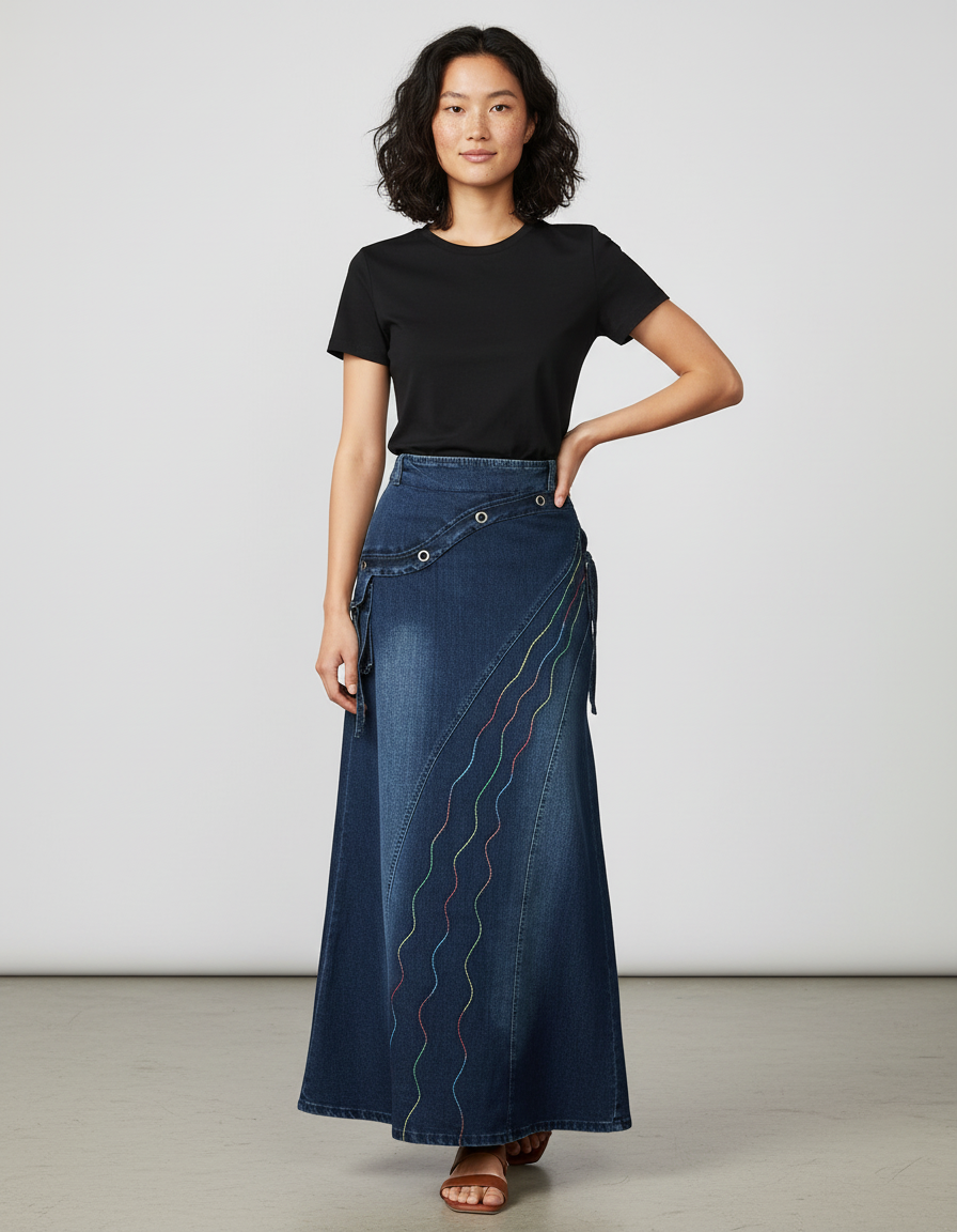 Jupe Longue En Jean Hiver