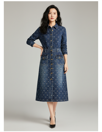 Ensemble En Jean Jupe