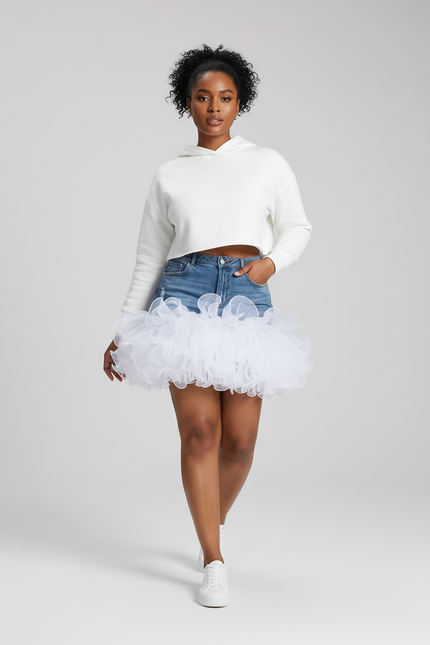 Jupe Boule En Jean Femme