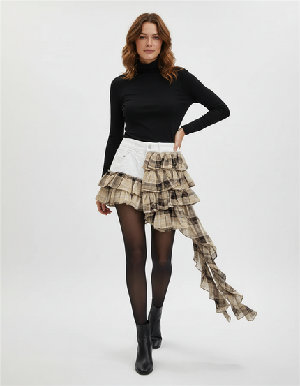 Jupe En Jeans Blanche