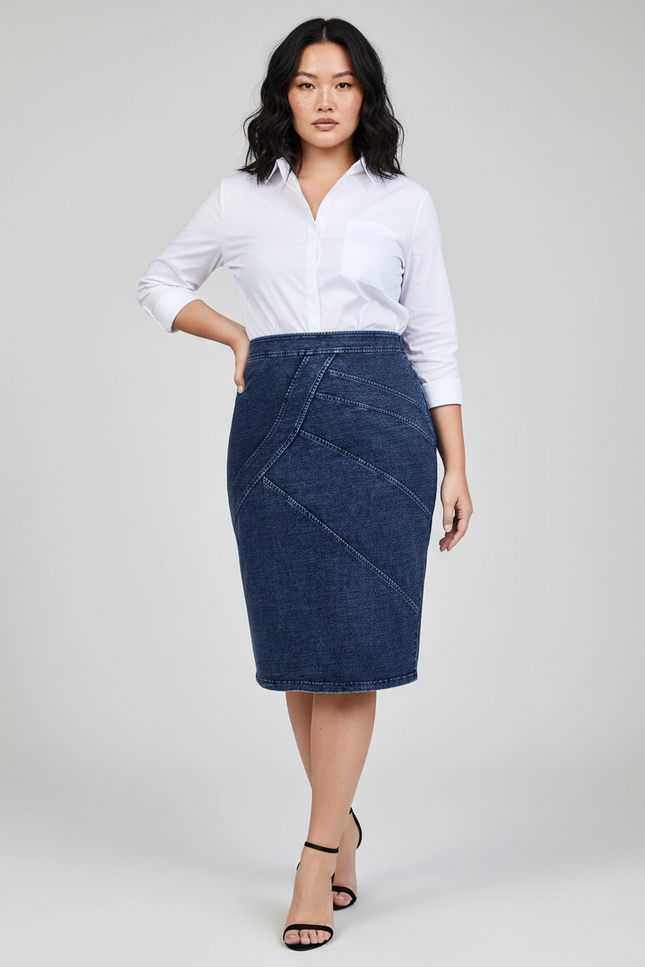 Jupe En Jean Femme Ronde