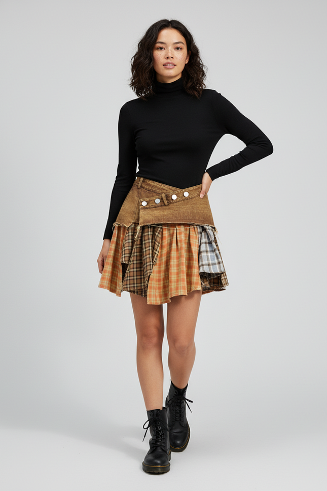 Jupe En Jean Moutarde