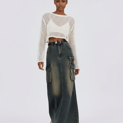 Collection image for: Jupe Droite En Jean