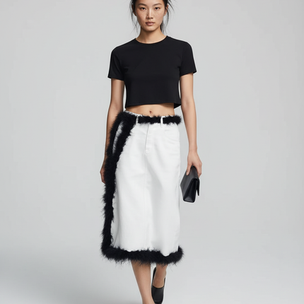 Collection image for: Jupe Blanche En Jean