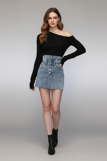 Jupe En Jean Push Up