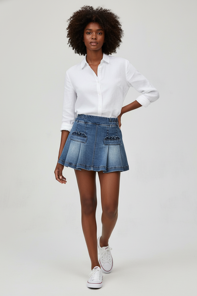 Jupe En Jean Patineuse