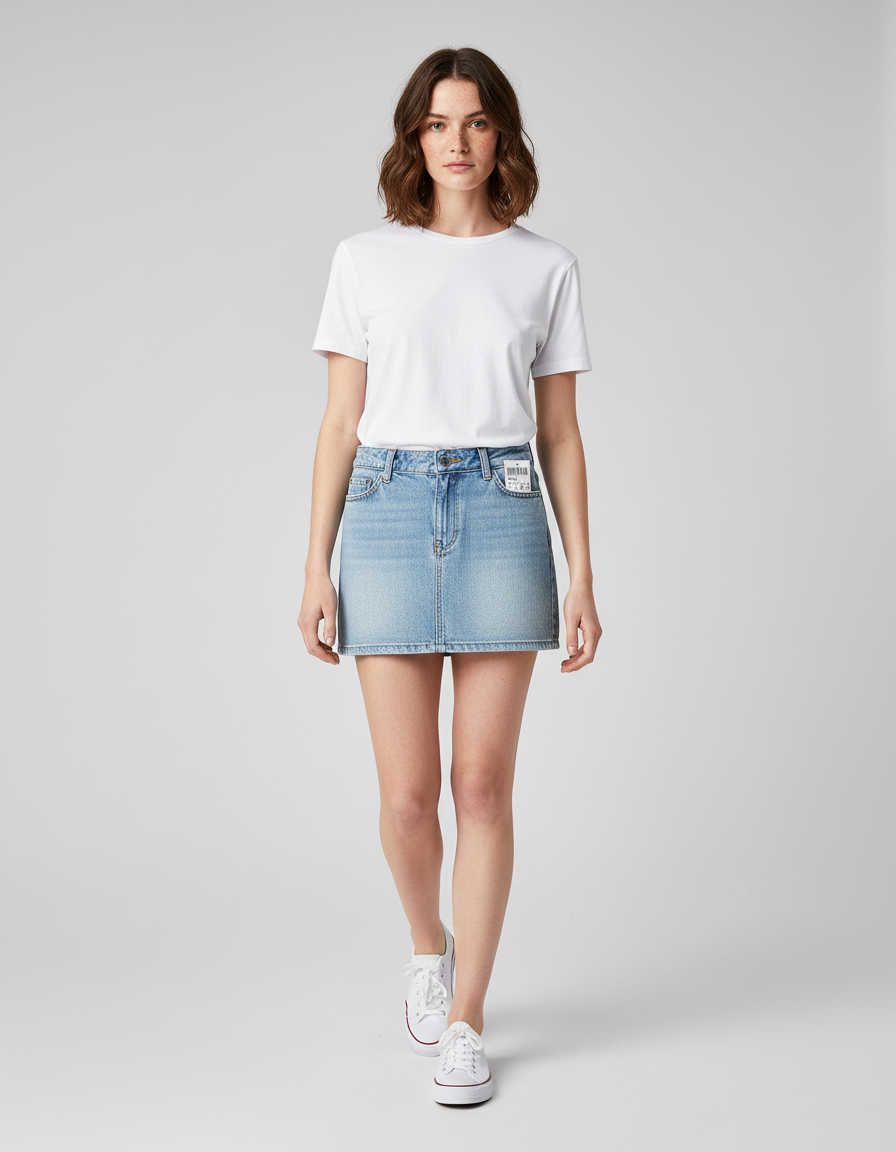 Jupe En Jean Clair Femme