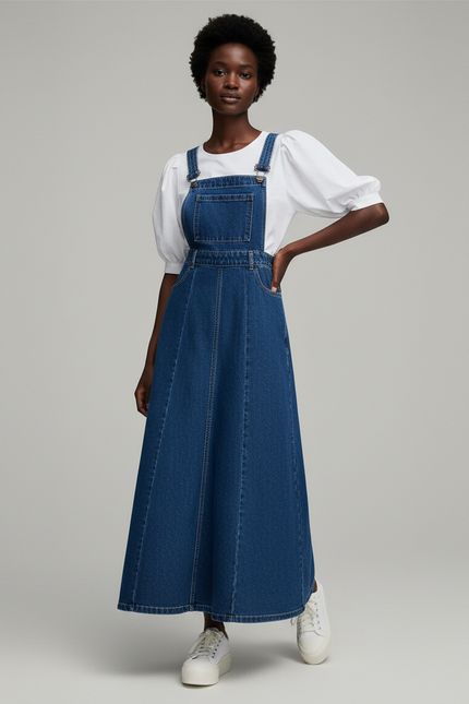 Jupe Salopette En Jean Femme