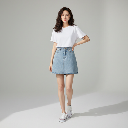 Collection image for: Jupe En Jean Courte