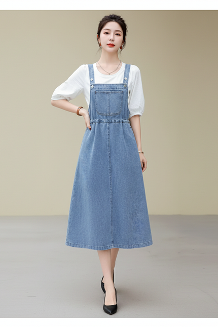 Jupe En Jean Salopette