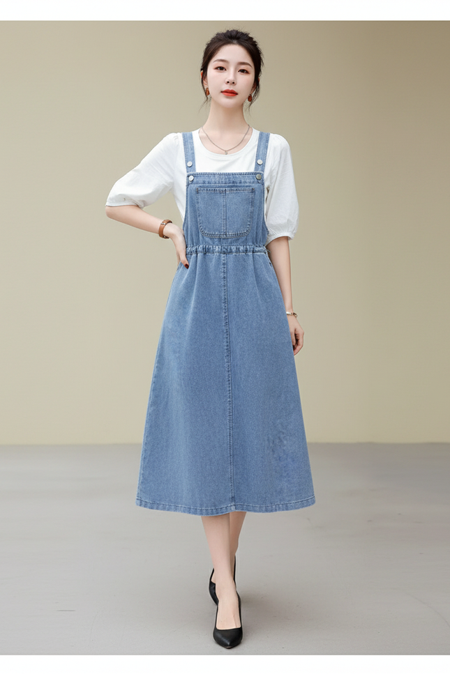 Jupe En Jean Salopette