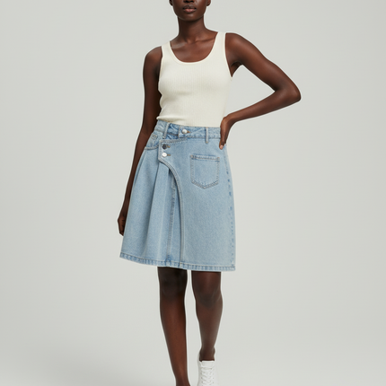 Collection image for: Jupe En Jean Bleu