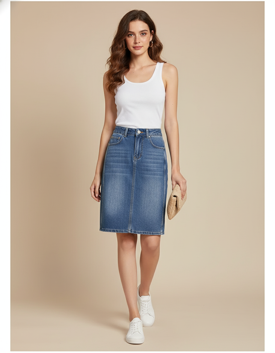 Jupe En Jean Pas Trop Courte