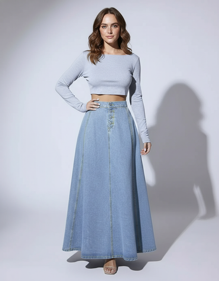 Jupe Maxi En Jean