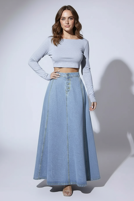 Jupe Maxi En Jean