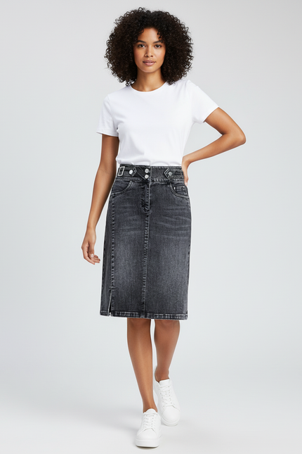 Jupe Crayon En Jeans