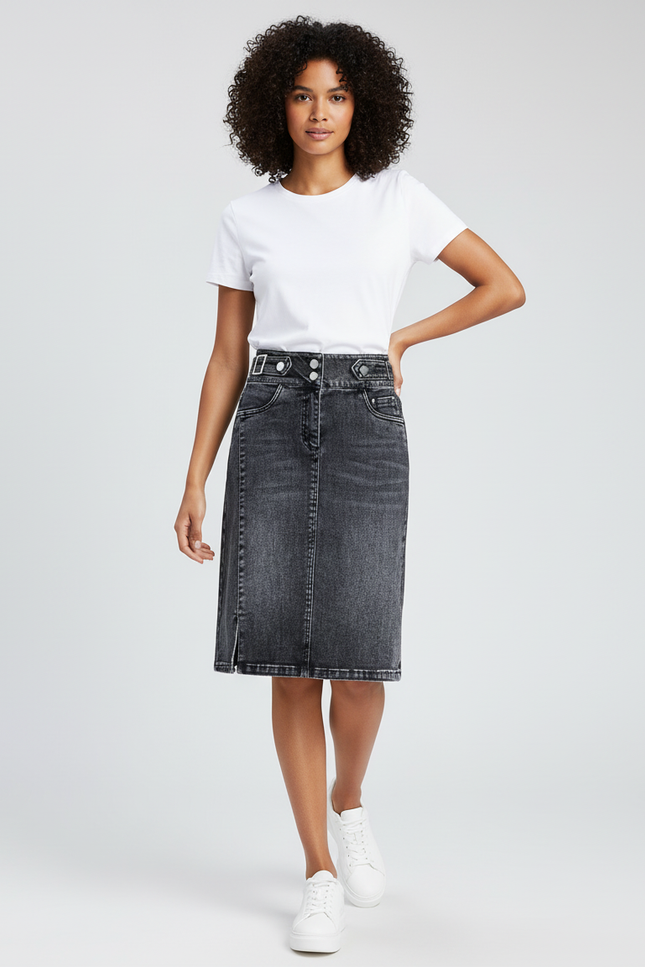 Jupe Crayon En Jeans