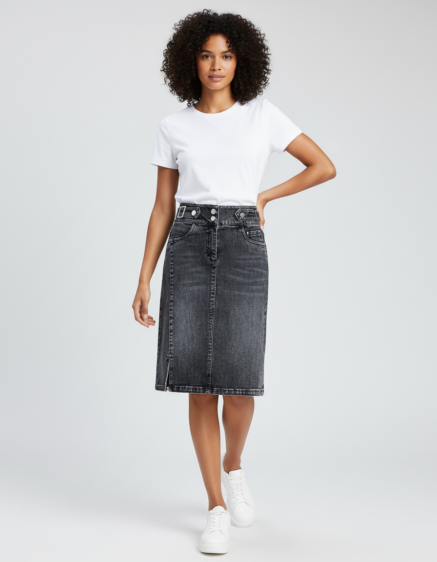 Jupe Crayon En Jeans