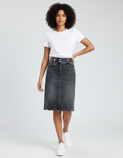 Jupe Crayon En Jeans