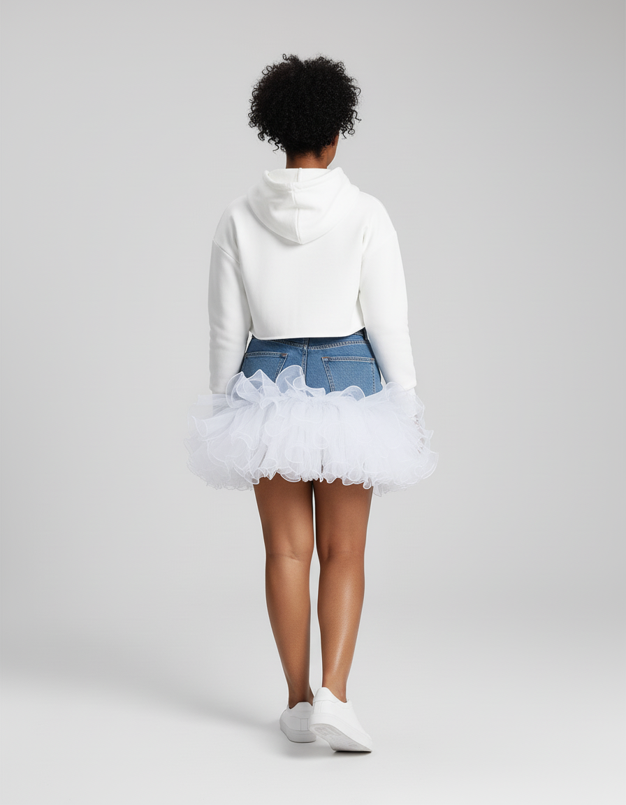 Jupe Boule En Jean Femme