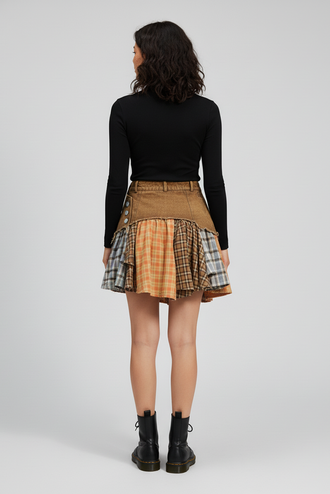 Jupe En Jean Moutarde