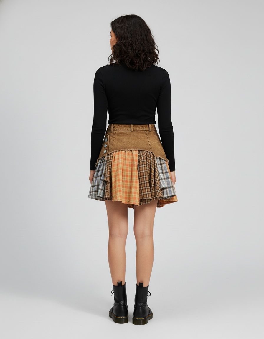 Jupe En Jean Moutarde