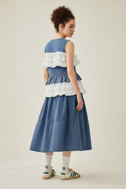 Jupe En Jean Trapeze Femme