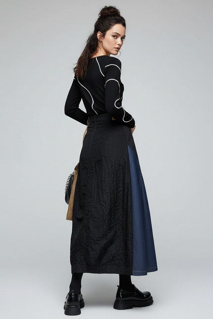 Jupe En Jean Avec Boutons