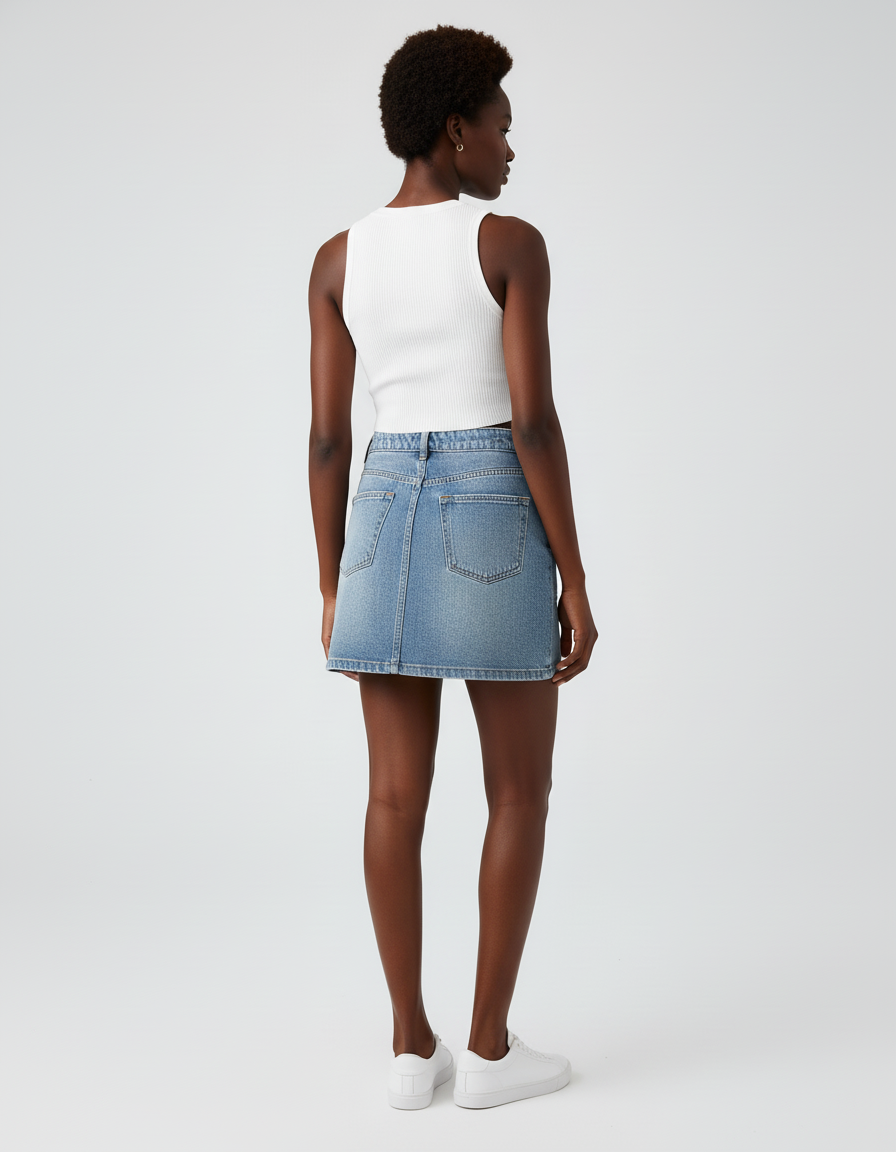 Mini Jupe En Jean Femme