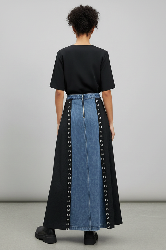 Jupe En Jean Boutons