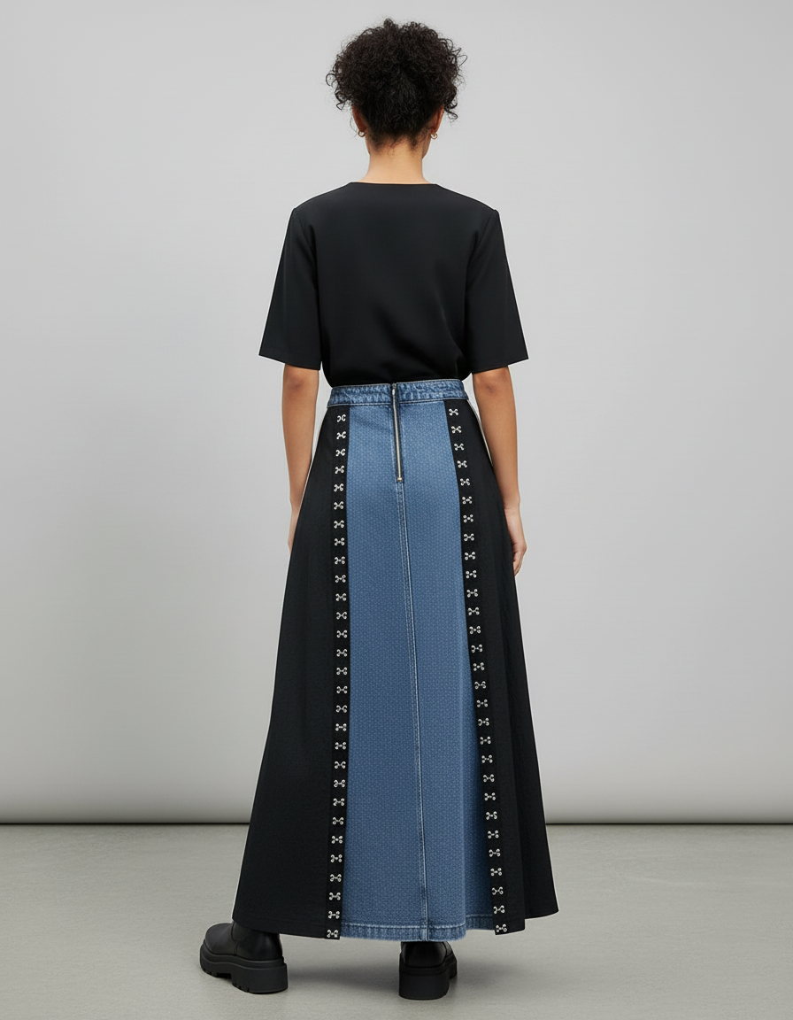 Jupe En Jean Boutons