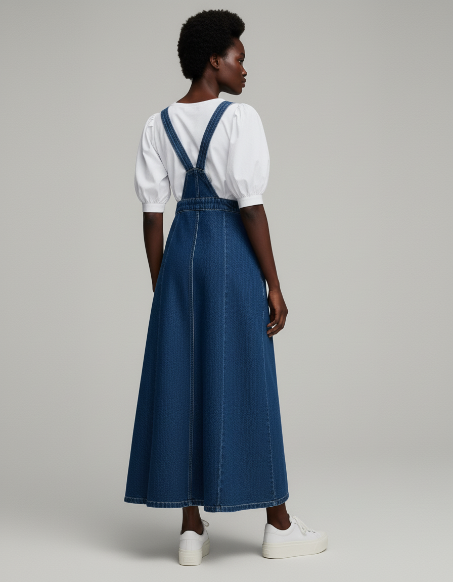 Jupe Salopette En Jean Femme