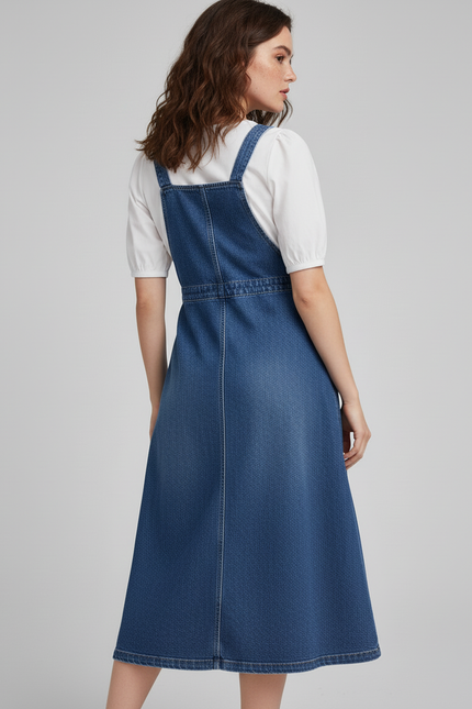 Jupe En Jean Avec Bretelles