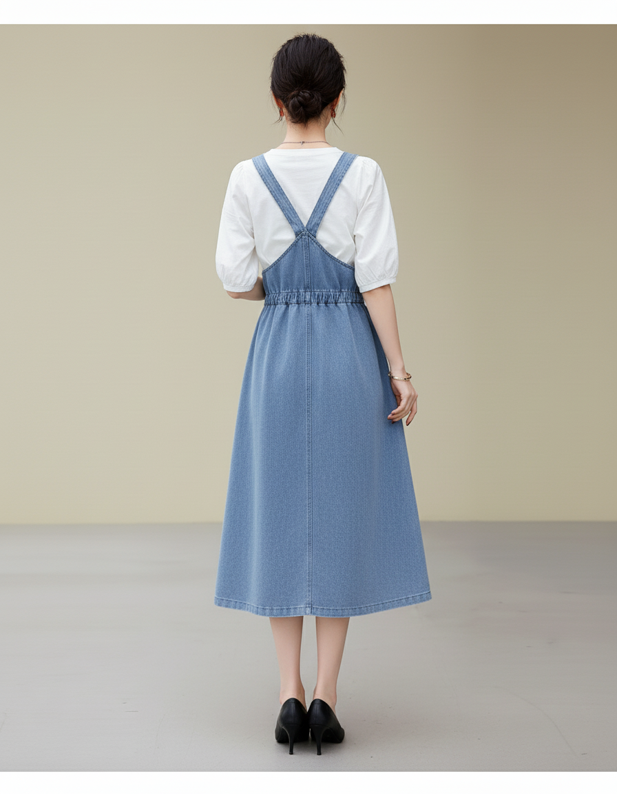 Jupe En Jean Salopette