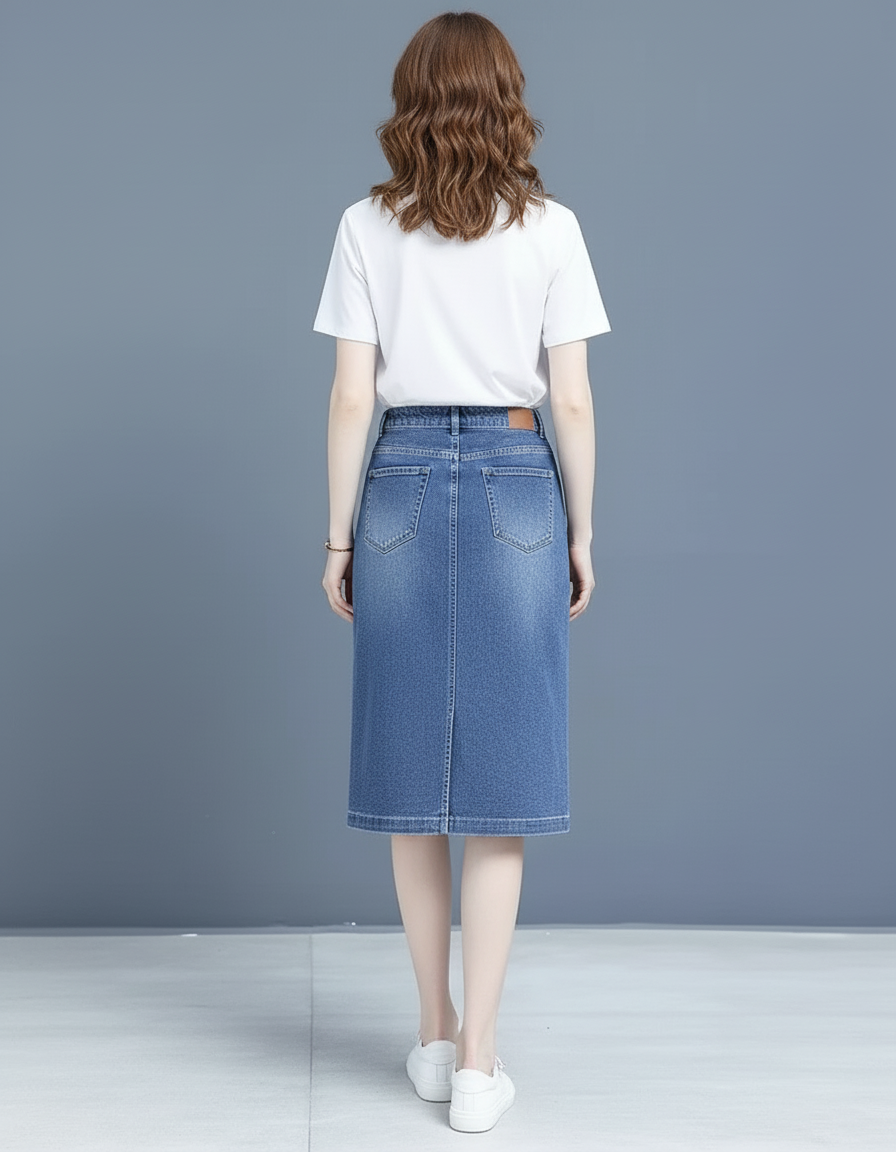 Jupe En Jean Moulante