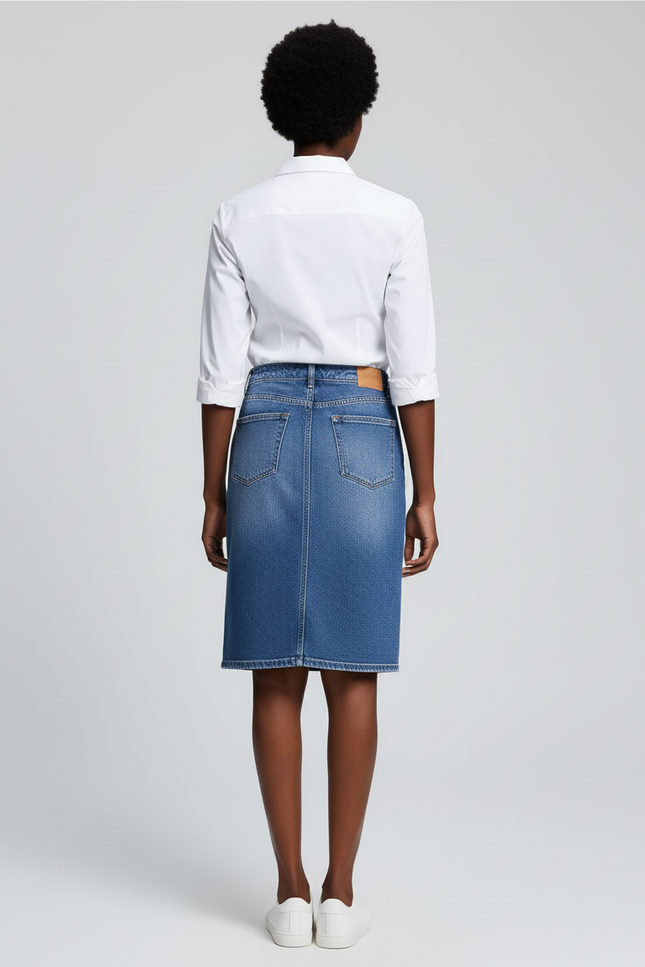 Jupe En Jean Fourreau