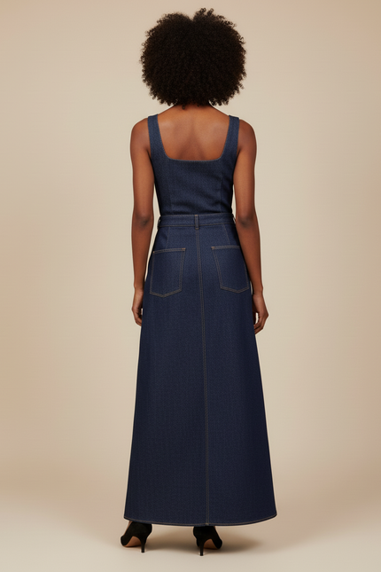 Ensemble Jupe Et Haut En Jean