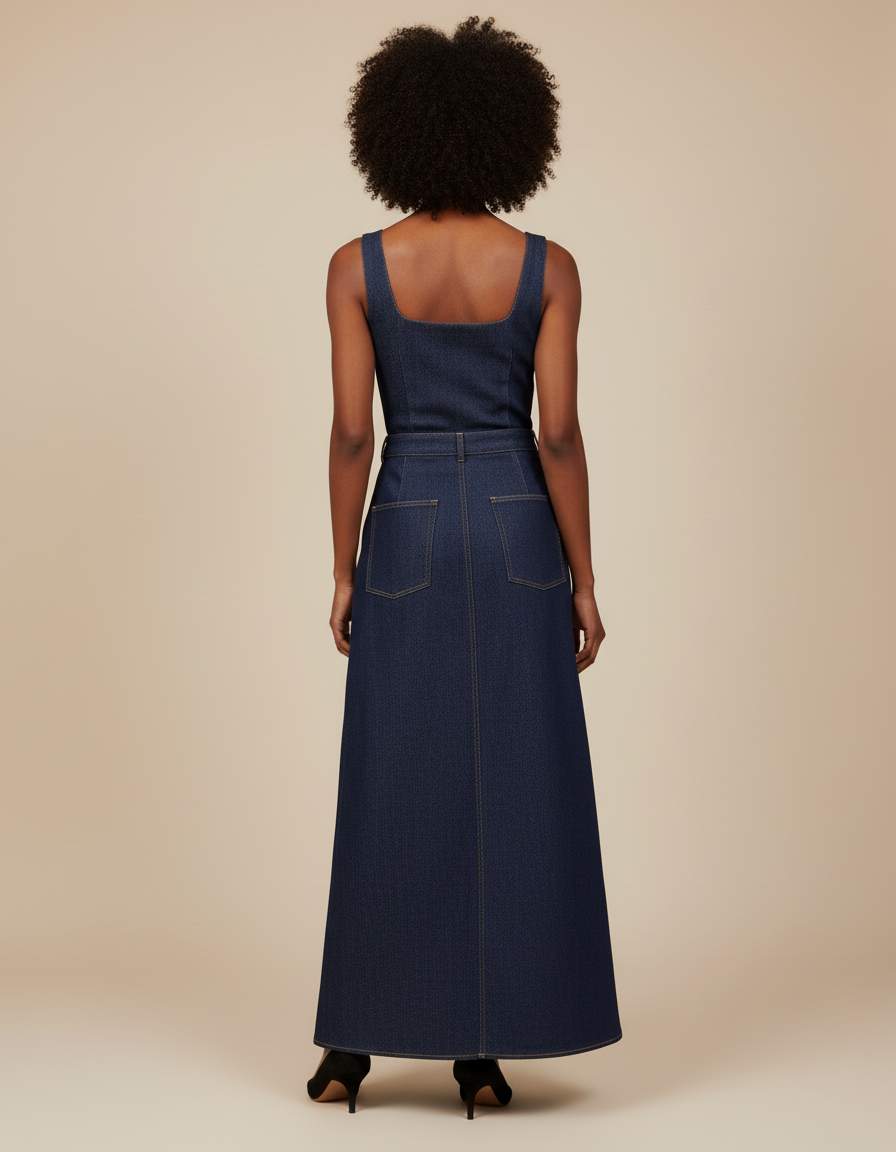 Ensemble Jupe Et Haut En Jean