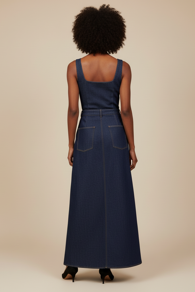 Ensemble Jupe Et Haut En Jean