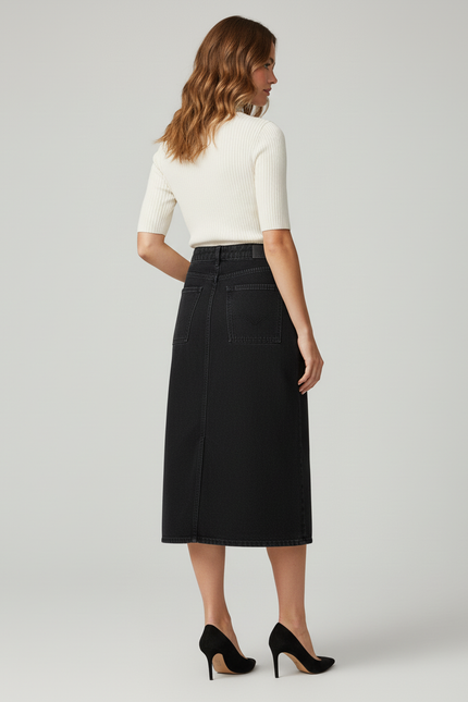 Jupe En Jean Noir Hiver