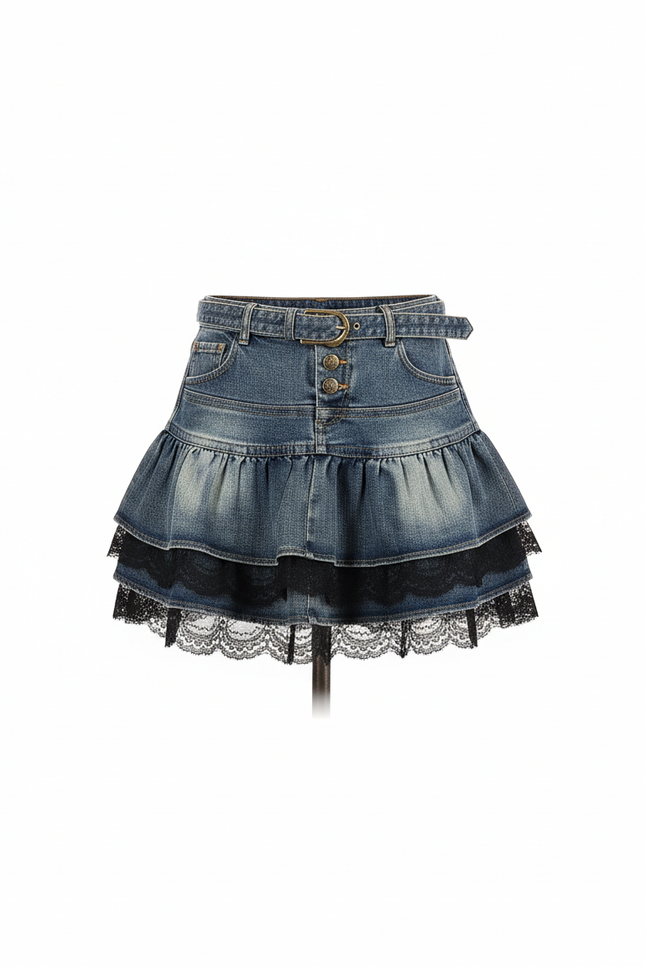 Jupe Short En Jean Femme