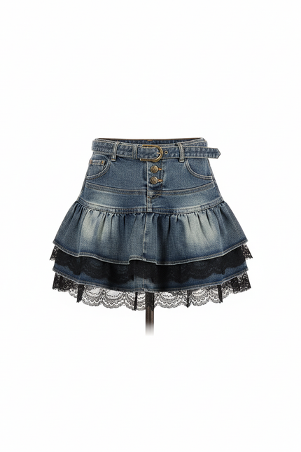 Jupe Short En Jean Femme