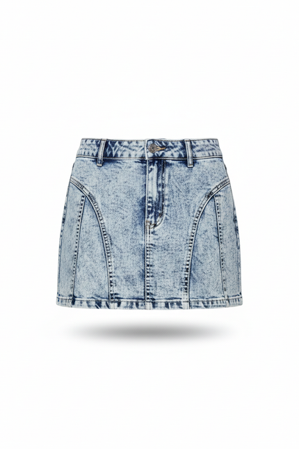 Jupe En Jean Delavé