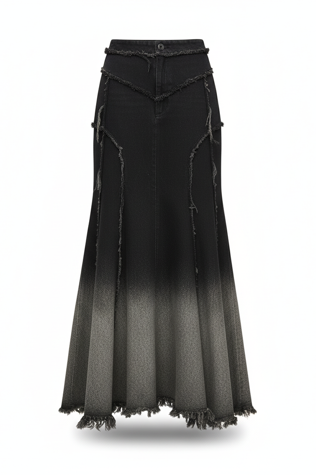 Jupe Jean Dégradé Sirène Chic