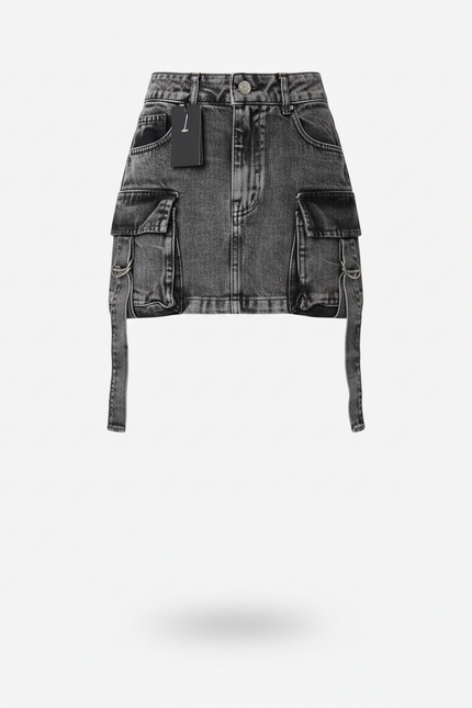 Jupe En Jean Militaire