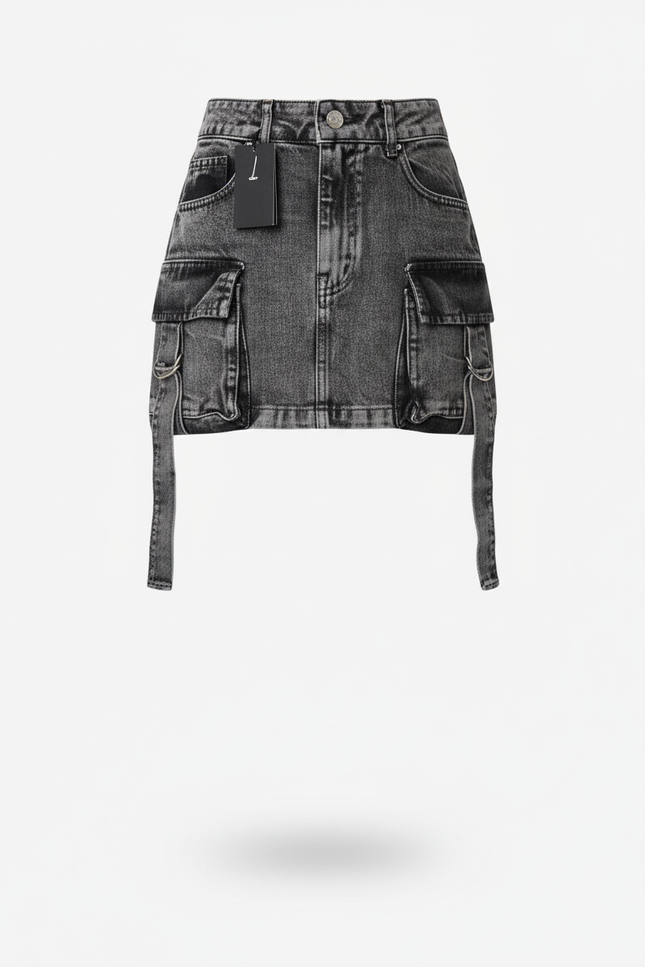 Jupe En Jean Militaire