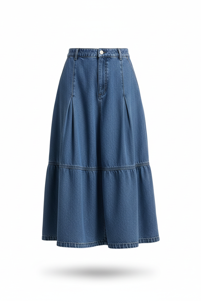 Jupe En Jean Trapeze Femme