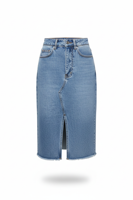 Jupe En Jean Avec Fente