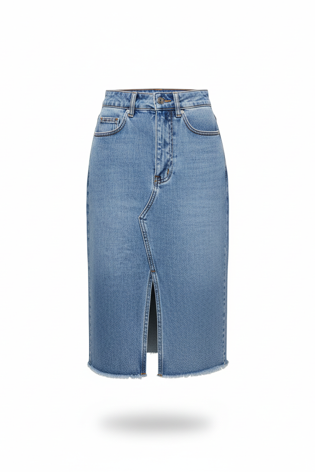 Jupe En Jean Avec Fente